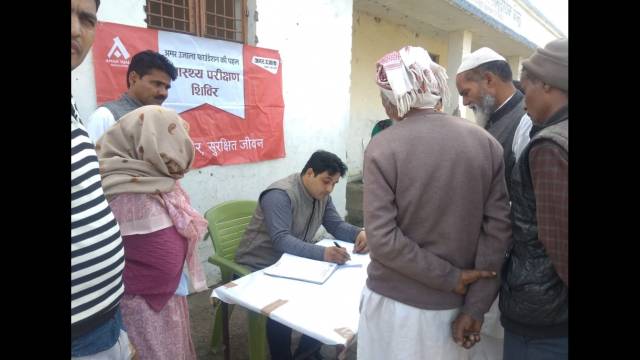 मुरादाबाद के गिदौड़ गांव में 244 लोगों का निःशुल्क स्वास्थ्य परीक्षण