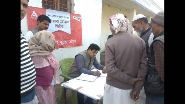 मुरादाबाद के गिदौड़ गांव में 244 लोगों का निःशुल्क स्वास्थ्य परीक्षण