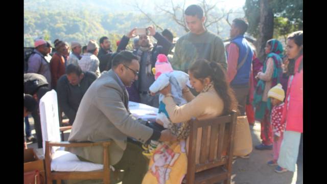 पिथौरागढ़ के थल में 851 लोगों का निःशुल्क स्वास्थ्य परीक्षण