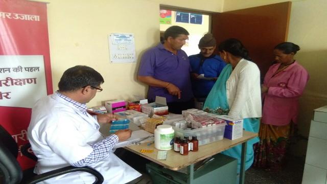 कांडा (बागेश्वर) में निःशुल्क स्वास्थ्य चिकित्सा शिविर का आयोजन।