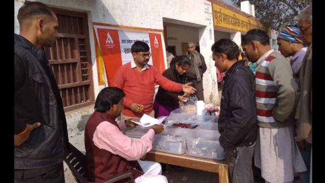 मुरादनगर के खिमावती गांव में 543 लोगों का निःशुल्क स्वास्थ्य परीक्षण