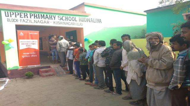 कुशीनगर के फाजिलनगर ब्लॉक के 824 लोगों ने कराया स्वास्थ्य परीक्षण