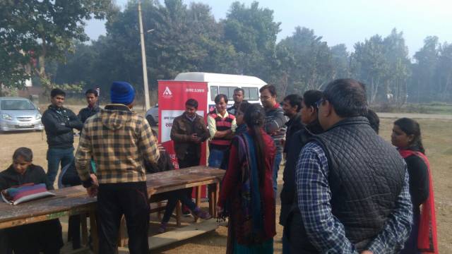 गोरखपुर के तिनकोनिया नंबर दो में फैला सेहत का संदेश