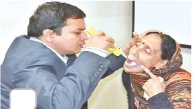 अलीगढ़ के रूसा मेडिकल सेंटर में निःशुल्क कैंसर जांच शिविर का आयोजन।