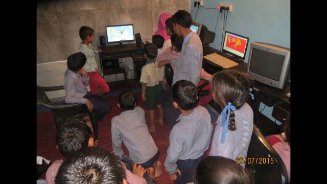 बांदल घाटी के राजकीय इंटरमीडिएट कॉलेज में कम्प्यूटर लैब का लोकार्पण।