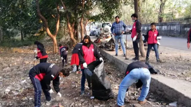 हल्द्वानी के हीरानगर में फिर चलाया सफाई अभियान।