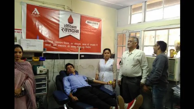 मंडी के जोनल अस्पताल 50 युवाओं ने किया महादान।