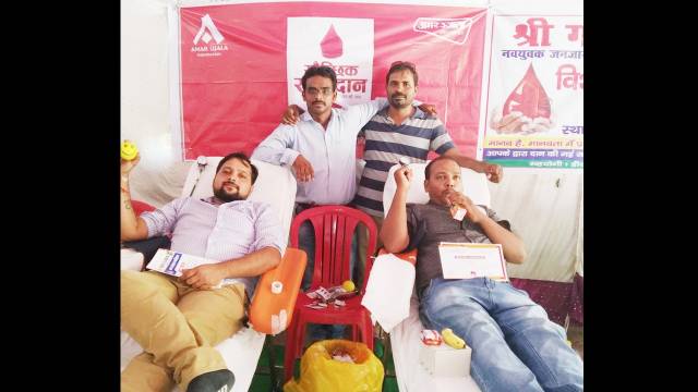 जहानाबाद में आयोजित रक्तदान शिविर में 52 लोगों ने किया महादान।