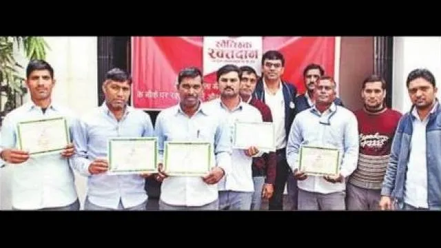 मेरठ में 71 लोगों ने किया स्वैच्छिक रक्तदान