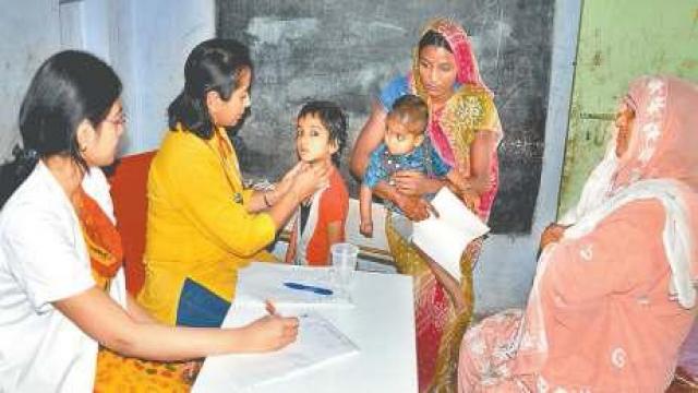 ग्रेटर नोएडा के तिलपता गांव में 261 लोगों का निःशुल्क स्वास्थ्य परीक्षण